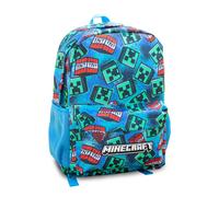 Minecraft Unisex Kids Blue Logo Backpack (One Size)