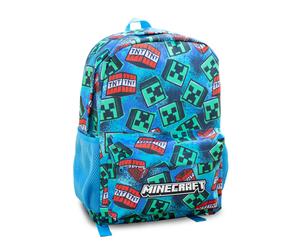 Minecraft Unisex Kids Blue Logo Backpack (One Size)