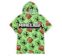 Minecraft Unisex Kids Green Poncho Towel (One Size)
