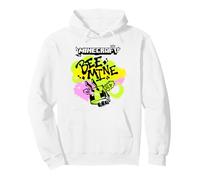 Minecraft Valentine's Day Bee Mine Graffiti Lettering & Art Pullover Hoodie
