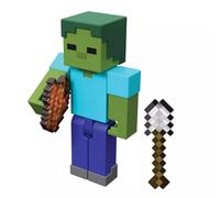 Minecraft Vanilla Zombie Action Figure for Kids Ages 6 and Up