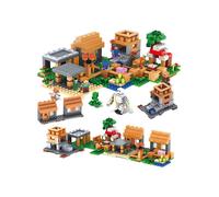 Minecraft Village Building Kit 700-Piece Blocks - Creative Educational Toy for Kids 6-12 (Gift for Boys & Girls)