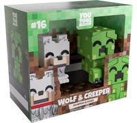 Minecraft Vinyl Figures Wolf and Creeper Monitor Buddiez