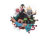 Minecraft Wall Art Unisex T-Shirt - White - 5XL