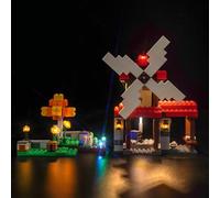 Minecraft Windmill Farm Led Light Set - Decoration Lighting, No Lego
