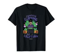 Minecraft Witch Halloween Pumpkins & Crafting T-Shirt