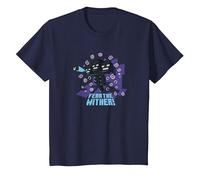 Minecraft Wither Fear The Wither! T-Shirt, Youth, Navy Blue, Small