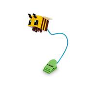 Minecraft Yellow Bee Battery-Powered Reading Light with Clip and Adjustable Arm
