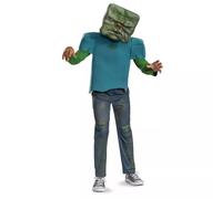 Minecraft Zombie Movie Costume Cosplay (Large)