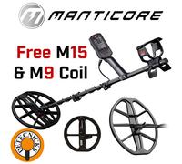 Minelab Manticore Metal Detector + FREE M15 Search Coil