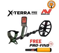 Minelab Xterra Pro Metal Detector + Free Pro-Find 15 - DETECNICKS LTD