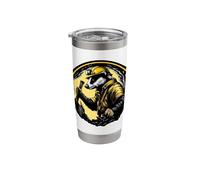 Miner Badger Coal Tunnel Design Stainless Steel Insulated Tumbler
