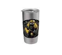 Miner Badger Coal Tunnel Design Stainless Steel Insulated Tumbler