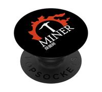 Miner - For Warriors of Light & Darkness PopSockets Adhesive PopGrip