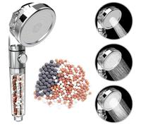 Mineral Balls Negative Ion Replacement Bio-Active Stone Packs Ionic Shower Head Beads Ion Mineral Ball for Stone Shower Head Hard Water Softening Filtration Impurities and Hard Water (18)