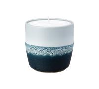 Mineral Blue Ceramic Candle Pot -