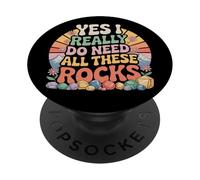 Mineral Collecting Mineral Gems Geology Rock Collector PopSockets Adhesive PopGrip