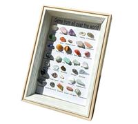 Mineral Collection - Large Box In, Assorted Rough Rock Samples, Energy, Colored Polished Ores | Activity for Students-Teachers Collectors