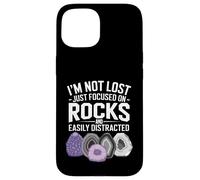 Mineral Collector Focused on Rocks and Geology Case for iPhone 15