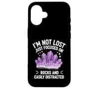 Mineral Collector Focused on Rocks and Geology Case for iPhone 16
