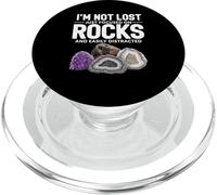 Mineral Collector Focused on Rocks and Geology PopSockets PopGrip for MagSafe