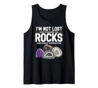 Mineral Collector Focused on Rocks and Geology Tank Top