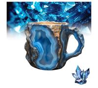 Mineral Crystal Coffee Mugs, Crystal Mineral Coffee Mugs, Gem Mug, Natural Mineral Crystal Coffee Mug, Multi-Colored Mineral Crystal Coffee Mug