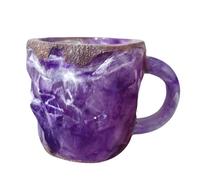 Mineral Crystal Coffee Mugs | Natural Mineral Coffee Cup | 2024 New Novelty Crystal Mugs for Cold & Hot Drinks | Christmas Mug Crystal Milk Mugs Tea Cups Room Decor for