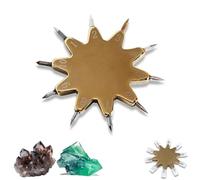 Mineral Identification Tool, 1-10 Portable Scratch Tester with Ten-Pointed Star, Quick Accurate Easy to Use, for Diamond Stone Tile Rock Jewelry Hardness Testing