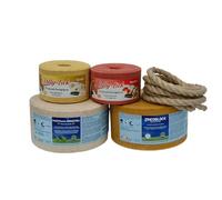 Mineral Lick Set for Horses - Autumn Special, Zincoblock for Coat & Hooves, Bronchial Herbal for Breathing, Lolly-Lick Rosehip & Chamomile - Natural Stress Relief - Free Hanging Rope - Made in EU