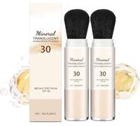 Mineral Protection Sunscreen Waterproof Sun Protection Mineral Powder SPF 30 Face Sunblock Travel Size Long-Lasting SweatproofHawaiian Mineral Protection Sunscreen,for Face and Body (2)