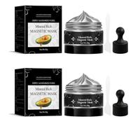 Mineral Rich Magnetic Mask,Pore Cleansing Mask,Blackhead Remover Mask,No Damage for Skin Barrier,Suitable for All Skin Types (2pc)