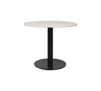 Mineral Round Table Ø90 Bianco Curia Marble