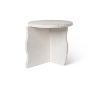 Mineral Sculptural Coffee Table White Curia Marble