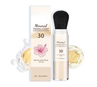 Mineral Sun Protection Powder,Spf 50 Powder Sunscreen for Face,Scalp Sunscreen Powd-er,Beach Sweatproof Face Sunblock Pow-ders for Fac-e and Body,Mineral F-ace Po-wder,F-ace Setting P-owder