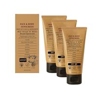 Mineral Tallow Sunscreen SPF 50+++ Safest Organic Natural Tallow Sunscreen Clean Non-Greasy Formula for Face and Body Waterproof&Moisturising Summer Face Sun Protection Women And Men