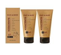 Mineral Tallow Sunscreen Spf 50+++,Safest Organic Natural Tallow Sunscreen,Waterproof & Moisturising,Summer Face Sun Protection,Women And Men 85G (2pcs)
