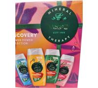 Mineral Therapy Discovery Shower Gel Gift Set 4 - Energising Revitalising Refreshing & Uplifting Body Wash Collection for Daily Skincare and Bath Routine (Discovery)