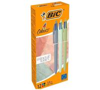 BIC 303301 Ballpoint Pen Assorted 0.32 mm Medium Ballpoint Refillable Pack of 12