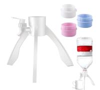 Mineral Water Bottle Tripod Stand - 1pc Simple Water Dispenser Holder, Inverted Outlet Bracket | Portable Bottle Stand for Home Office Outdoor Use