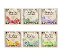 Mineralia - Dead Sea Bath Salt Natural Aroma Assort Set 80g x 6