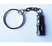 Miner's Lamp Key Ring - Pewter - Small - Hand Crafted - 355 - with FREE Ukulele Keyring