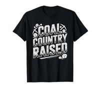 Miners Lamp Silhouette Coal Country Raised Appalachian T-Shirt