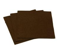 Minerva 12" Acrylic Felt Fabric Sheets (Value Pack) for Toymaking, Homecrafts, Handicrafts & DIY Burnt Sienna Brown - per Pack of 10