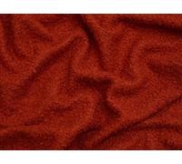 Minerva Boucle Knit Coating Fabric Rust Plain - Sold Per Metre