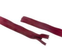Minerva Concealed Invisible Closed End Zip 40cm Wine Burgundy - Each