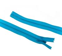 Minerva Concealed Invisible Closed End Zip - Light Turquoise