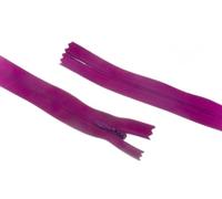 Minerva Concealed Invisible Closed End Zip - Magenta
