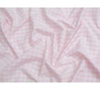 Minerva Core Range 1/4 inch Check Gingham Fabric Pastel Pink - Lightweight & Suitable for Dressmaking - Approx Width: 112.5cm / 45" - Sold per metre