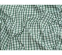 Minerva Core Range 1/4 inch Check Gingham Fabric Sage Green - Lightweight & Suitable for Dressmaking - Approx Width: 112.5cm / 45" - Sold per metre